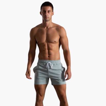 Kordelzug Gestreifte Shorts für Herren