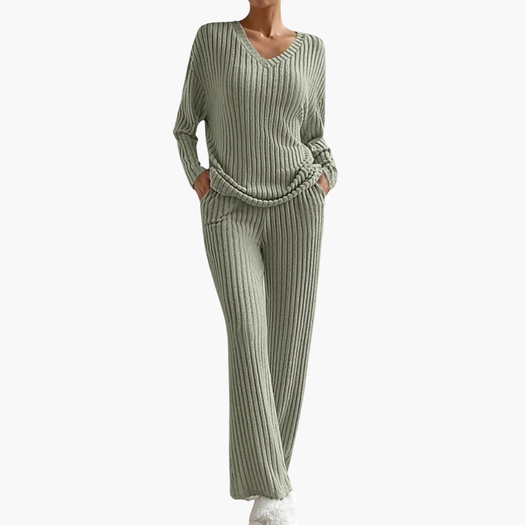 Zweiteiliges Strickset für Damen