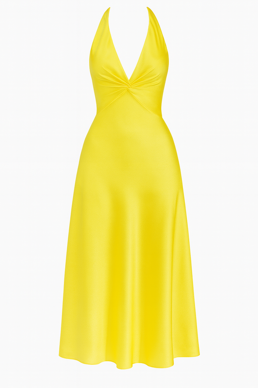 Aurielle – Satin Maxikleid