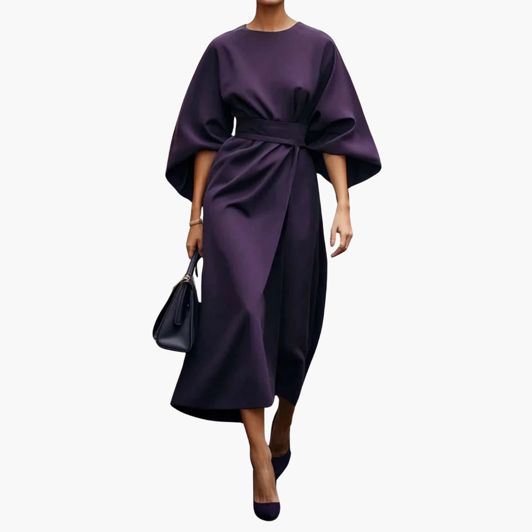 Gürtel Midikleid für Damen