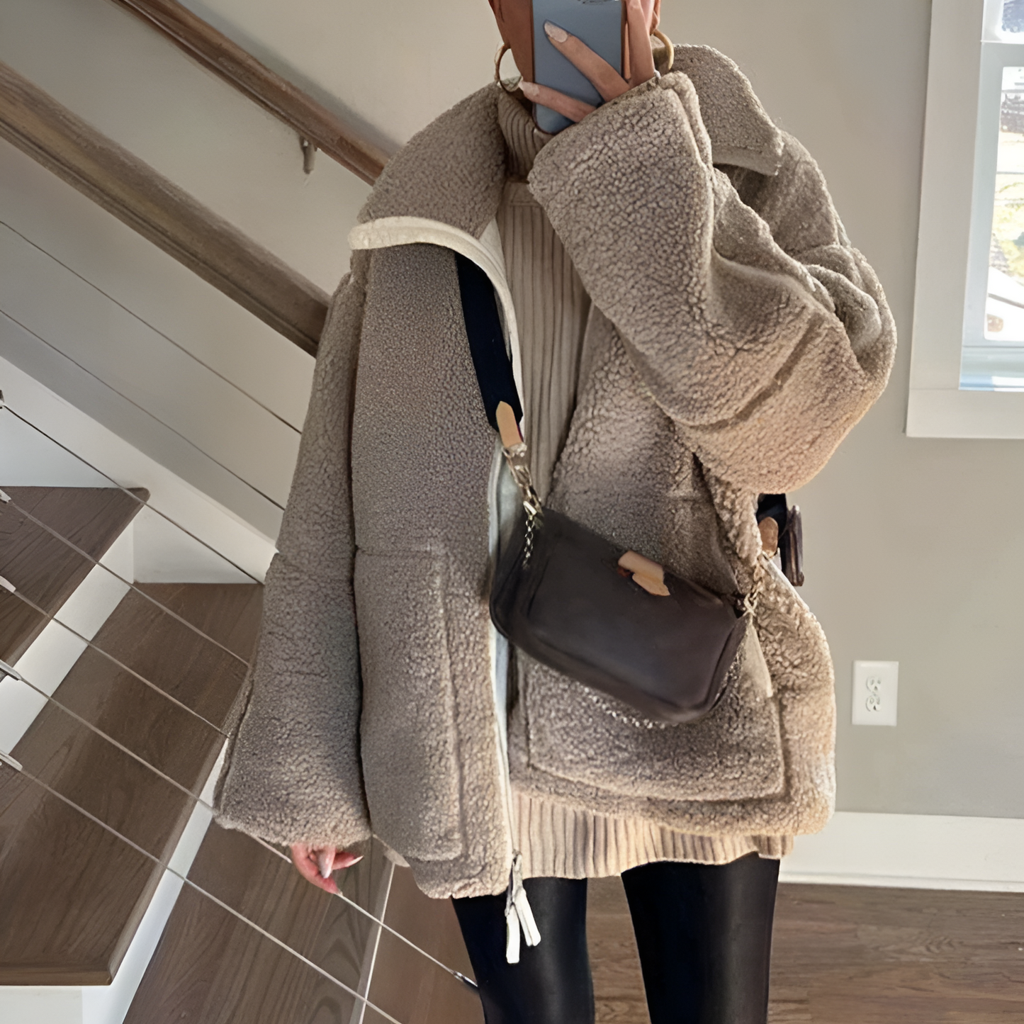 Plüschfleece Jacket für Damen