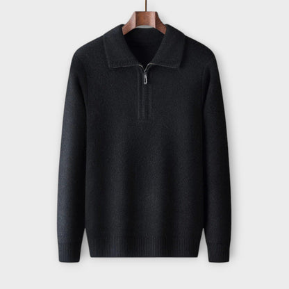 Halb-Zip Winterpullover für Herren