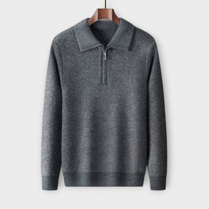 Halb-Zip Winterpullover für Herren