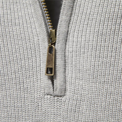 Halb-Zip Strickpullover für Herren