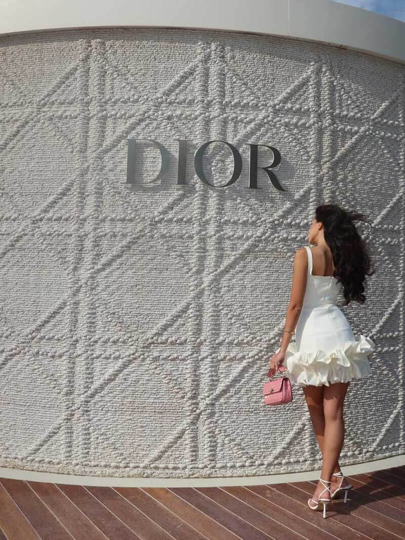 Ärmelloses Minikleid mit Rüschen für Damen