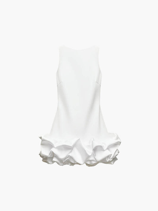 Ärmelloses Minikleid mit Rüschen für Damen