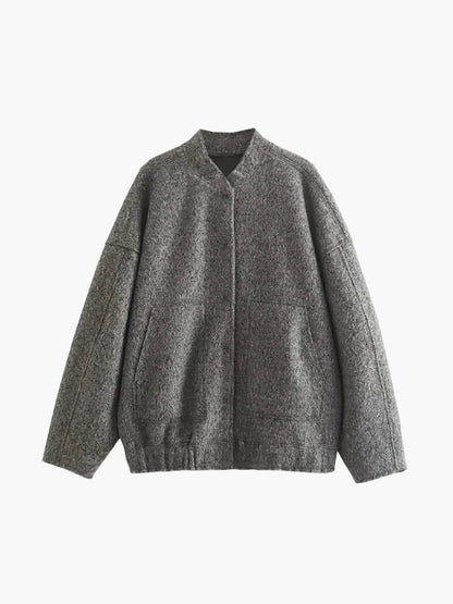 Woll Bomberjacke für Damen