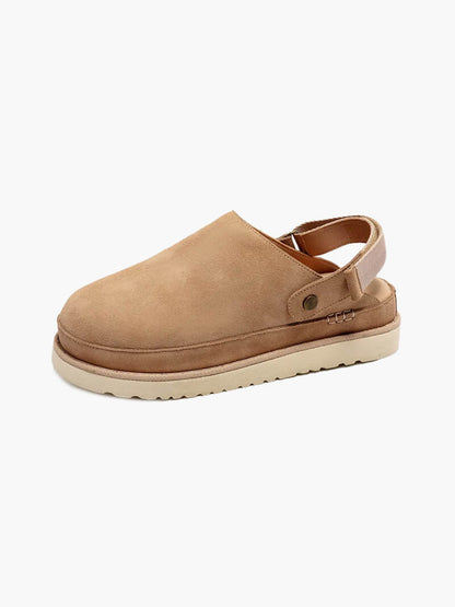 Wildleder-Optik Slipper für Damen