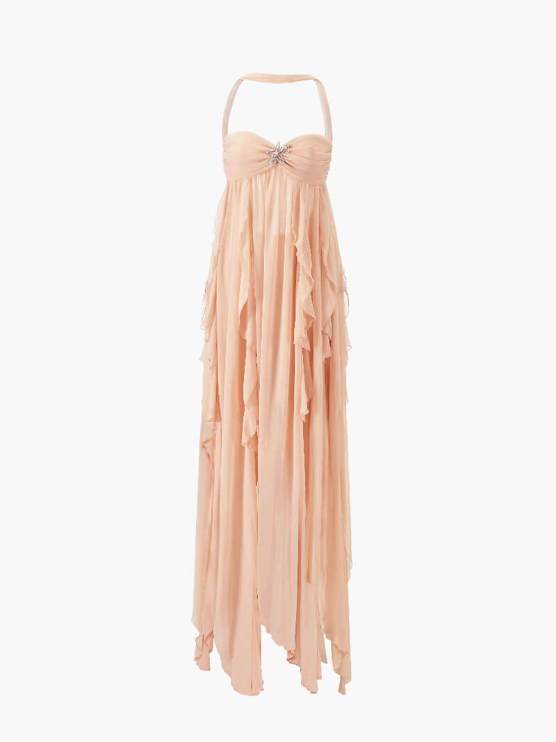 Halter Maxi Kleid für Damen