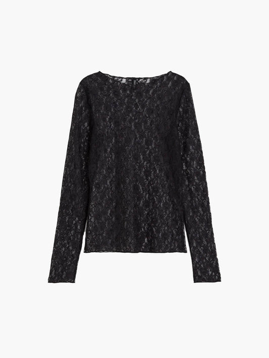 Spitzen Langarmtop für Damen