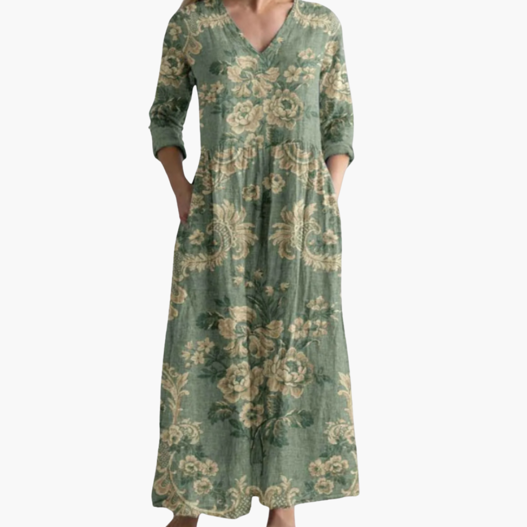 Sommerliches Boho Maxi Kleid für Damen
