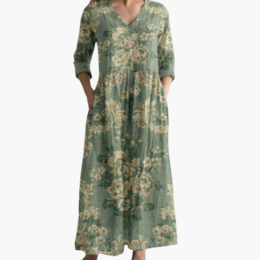 Sommerliches Boho Maxi Kleid für Damen