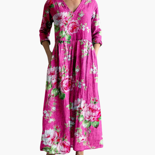 Verspieltes Boho Maxikleid für Damen