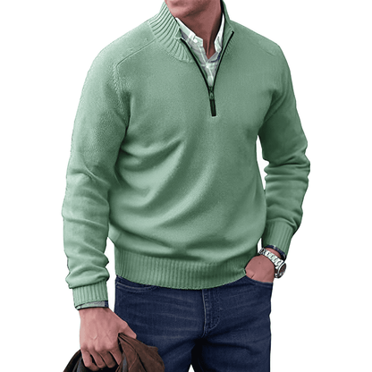 Halb-Zip Strickpullover für Herren