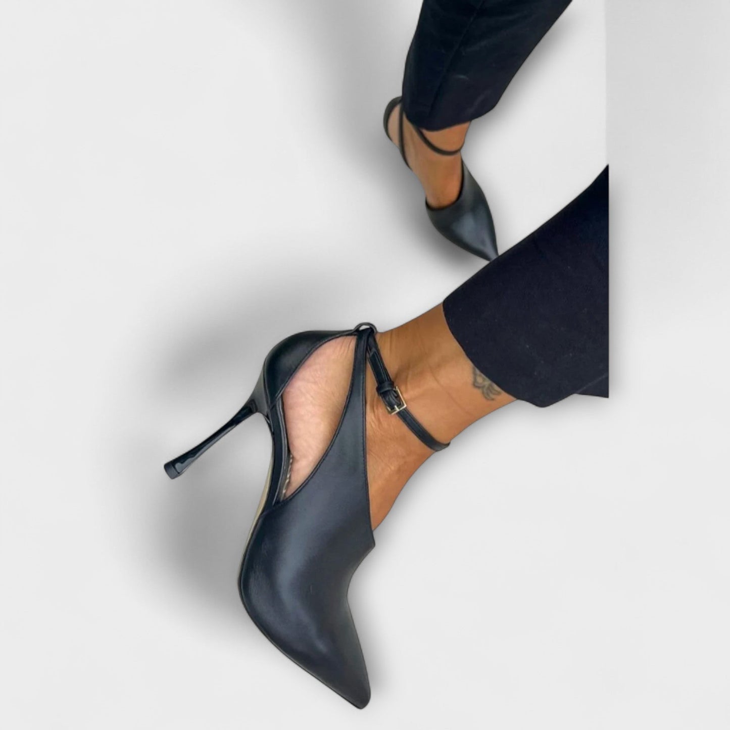 Caroline - Schwarze Stöckelschuhe