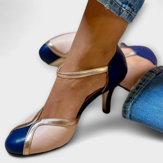 Isabel - Farbblock-Stiletto-Absätze