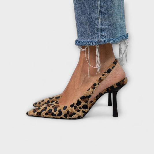 Brooke - Khaki-farbene Stiletto-Absatzschuhe