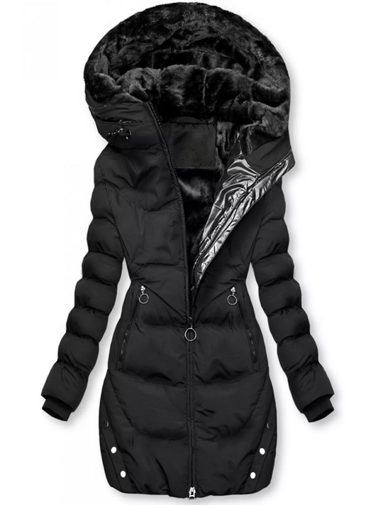 Gesteppt Gefütterte Winterjacke für Damen