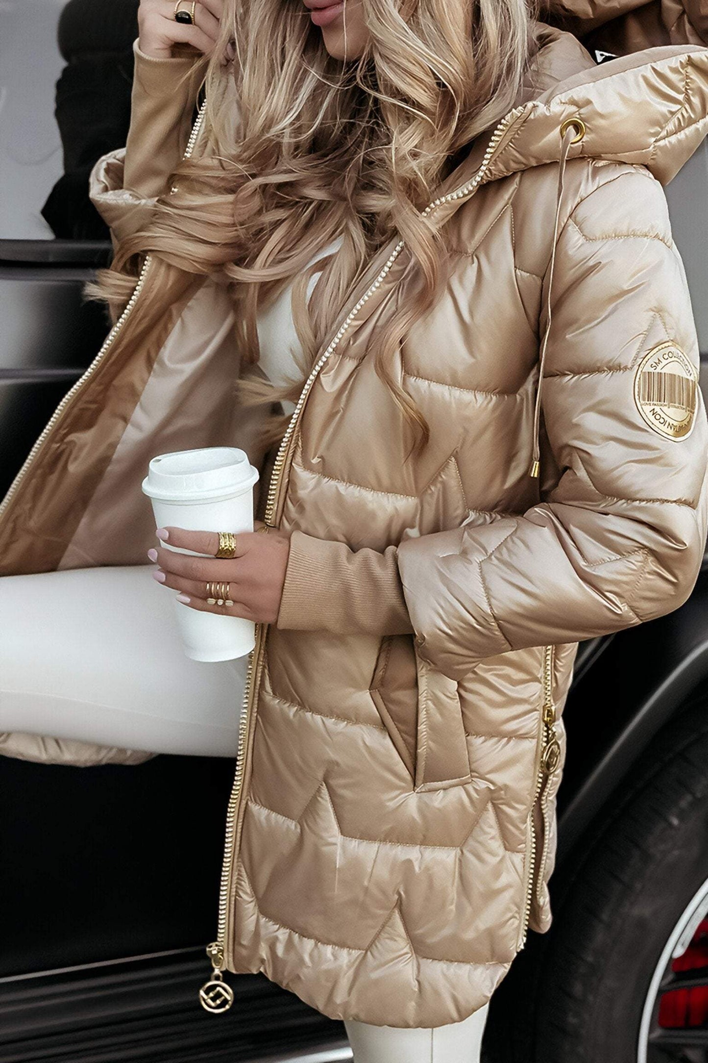 Kapuzen Steppjacke für Damen