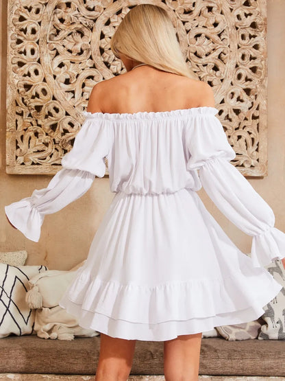Sommerkleid kurz im Bauernstil